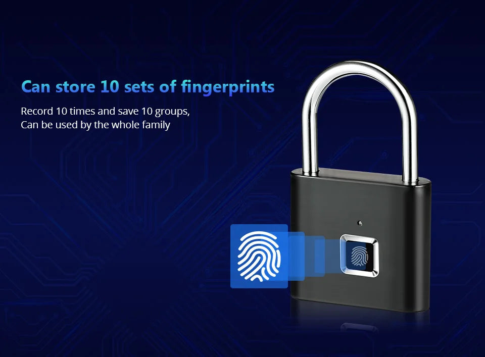 KERUI Smart Fingerprint Padlock .