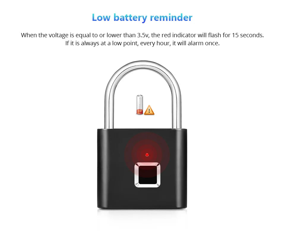 KERUI Smart Fingerprint Padlock .