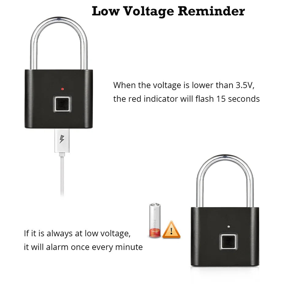 KERUI Smart Fingerprint Padlock .