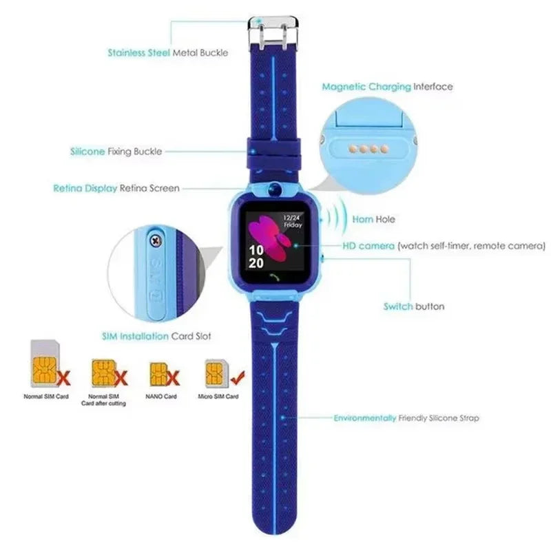 Lenovo 5G Smart Watch Tracker For Kids.