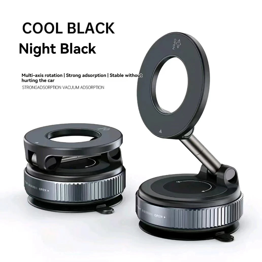 Car Mount Vacuum Magnetic Holder Strong Suction Stand .