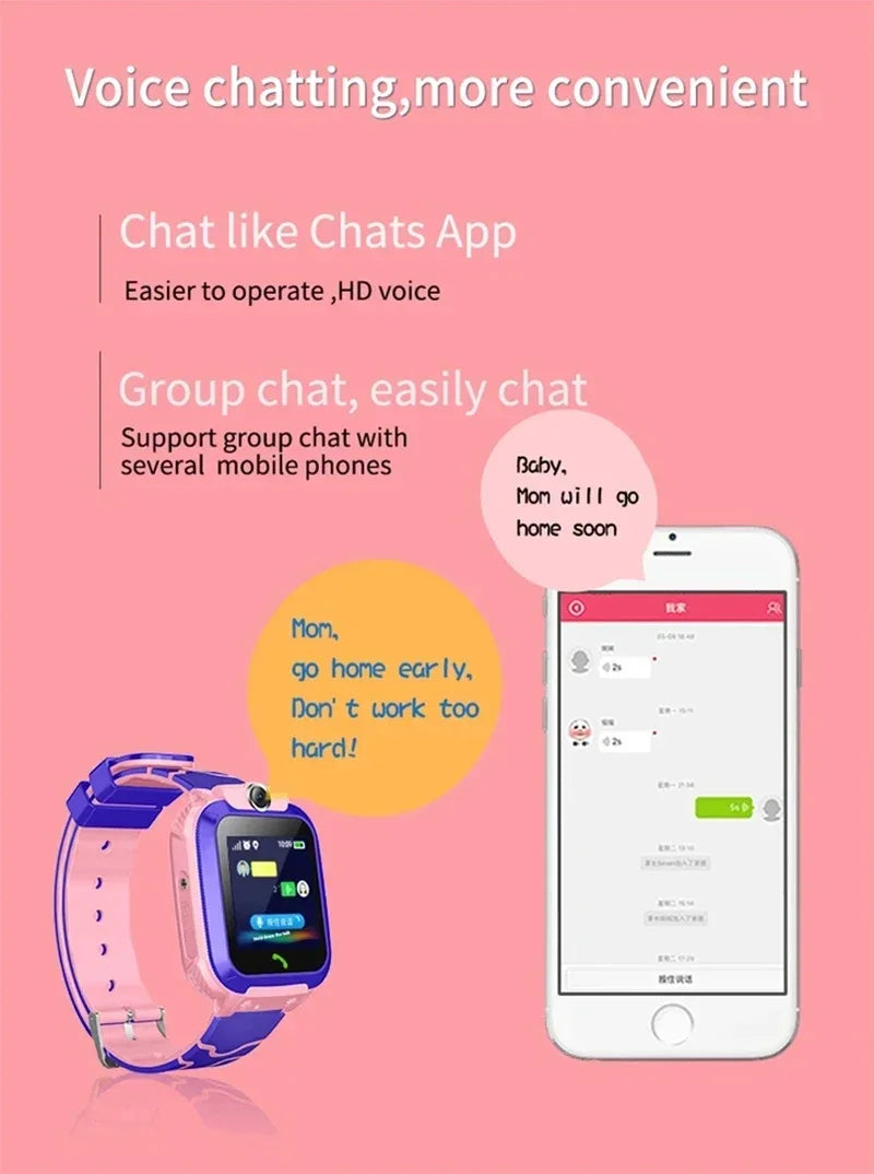 Lenovo 5G Smart Watch Tracker For Kids.