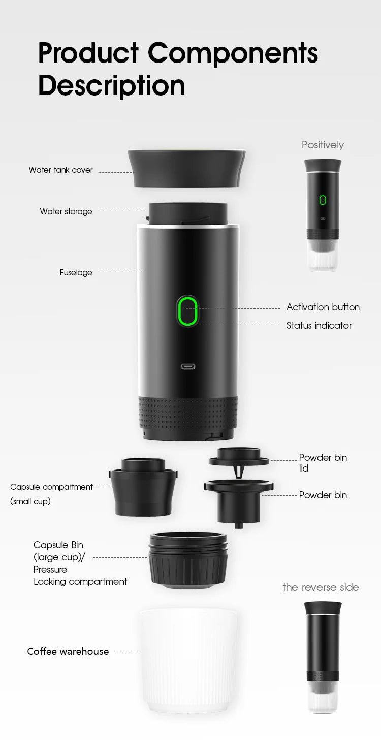 Mini Espresso Coffee Machine .