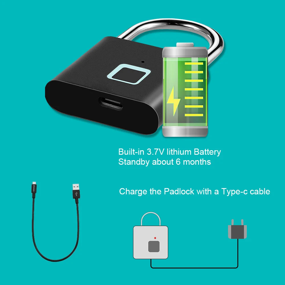 KERUI Smart Fingerprint Padlock .