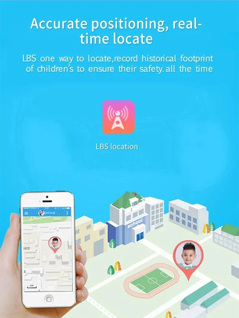 Lenovo 5G Smart Watch Tracker For Kids.