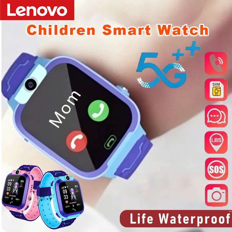 Lenovo 5G Smart Watch Tracker For Kids.