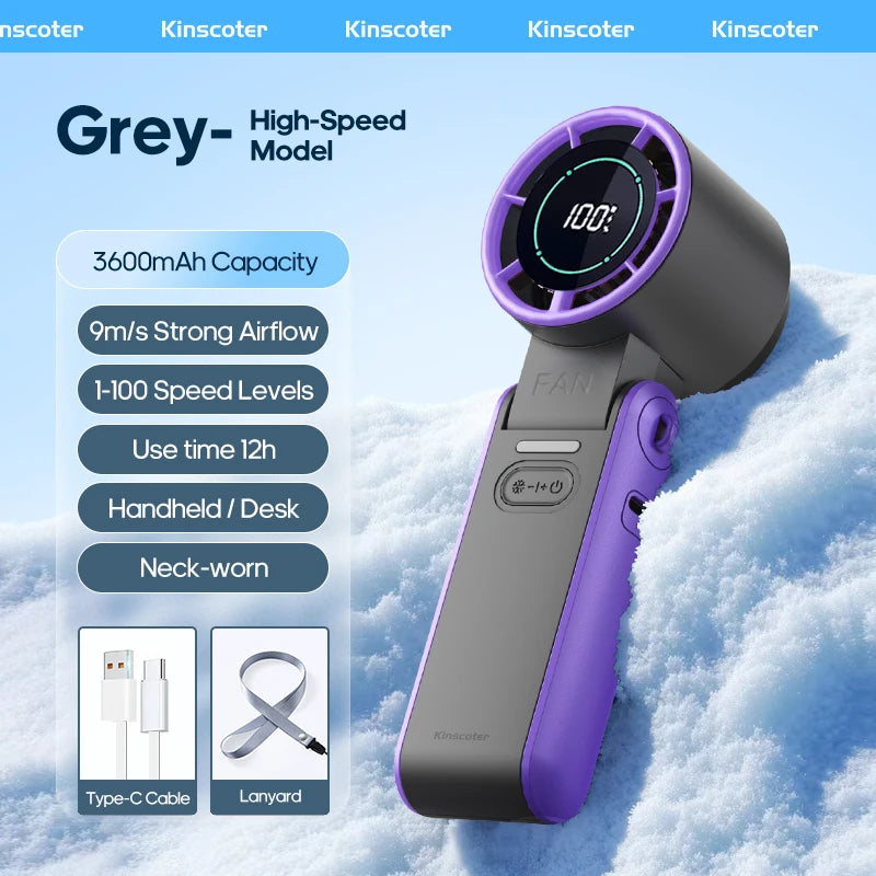 KINSCOTER - Free Control High Speed Turbo Fan