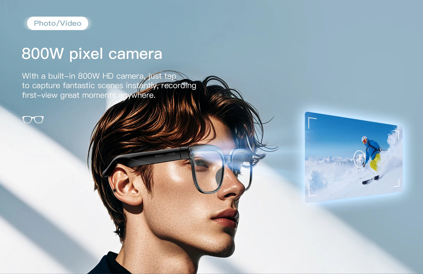 New HD AI Smart Glasses , HD Camera , AI Translation , Sunglasses . Men & Women