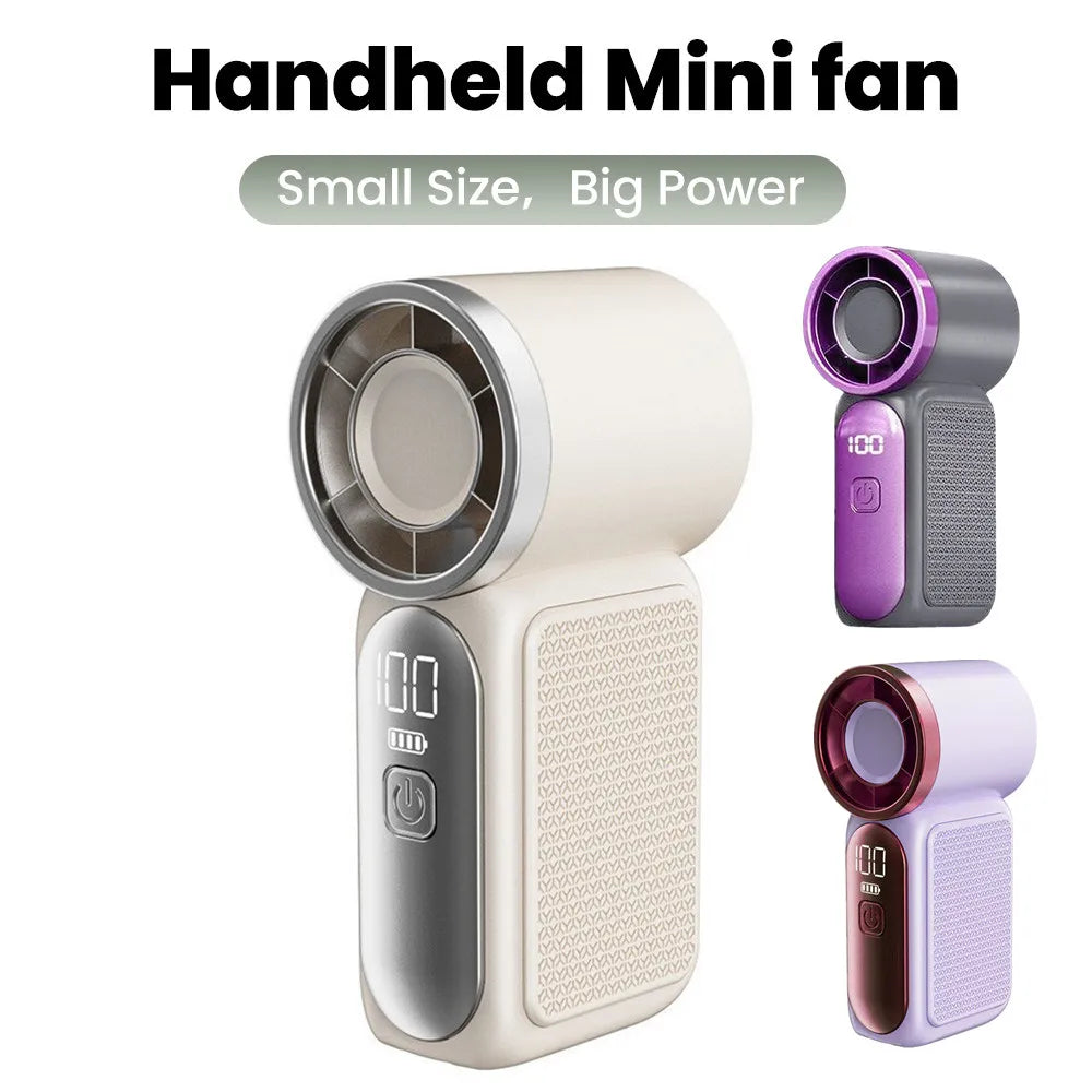 Compact Digital Portable Cooling Mini Fan