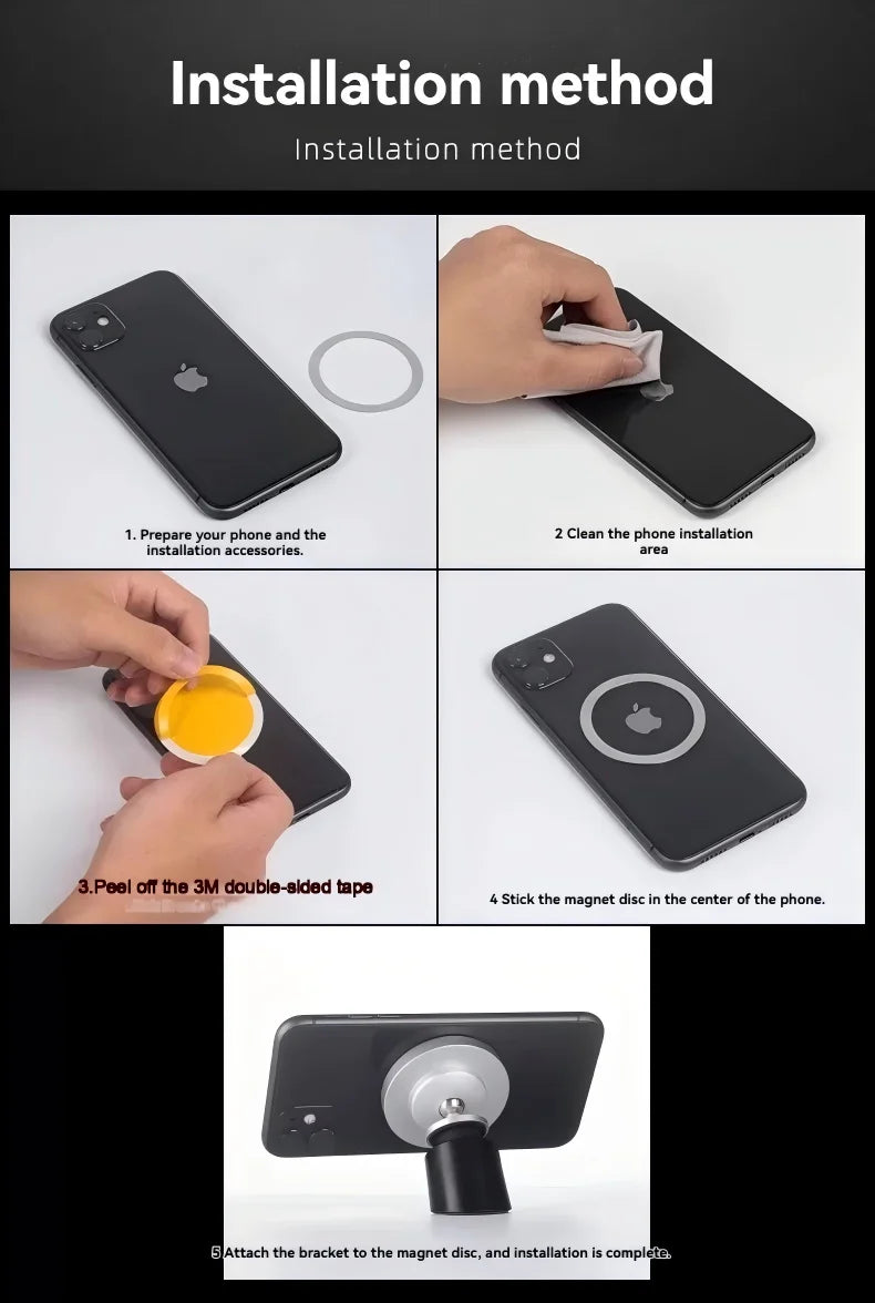 Car Mount Vacuum Magnetic Holder Strong Suction Stand .