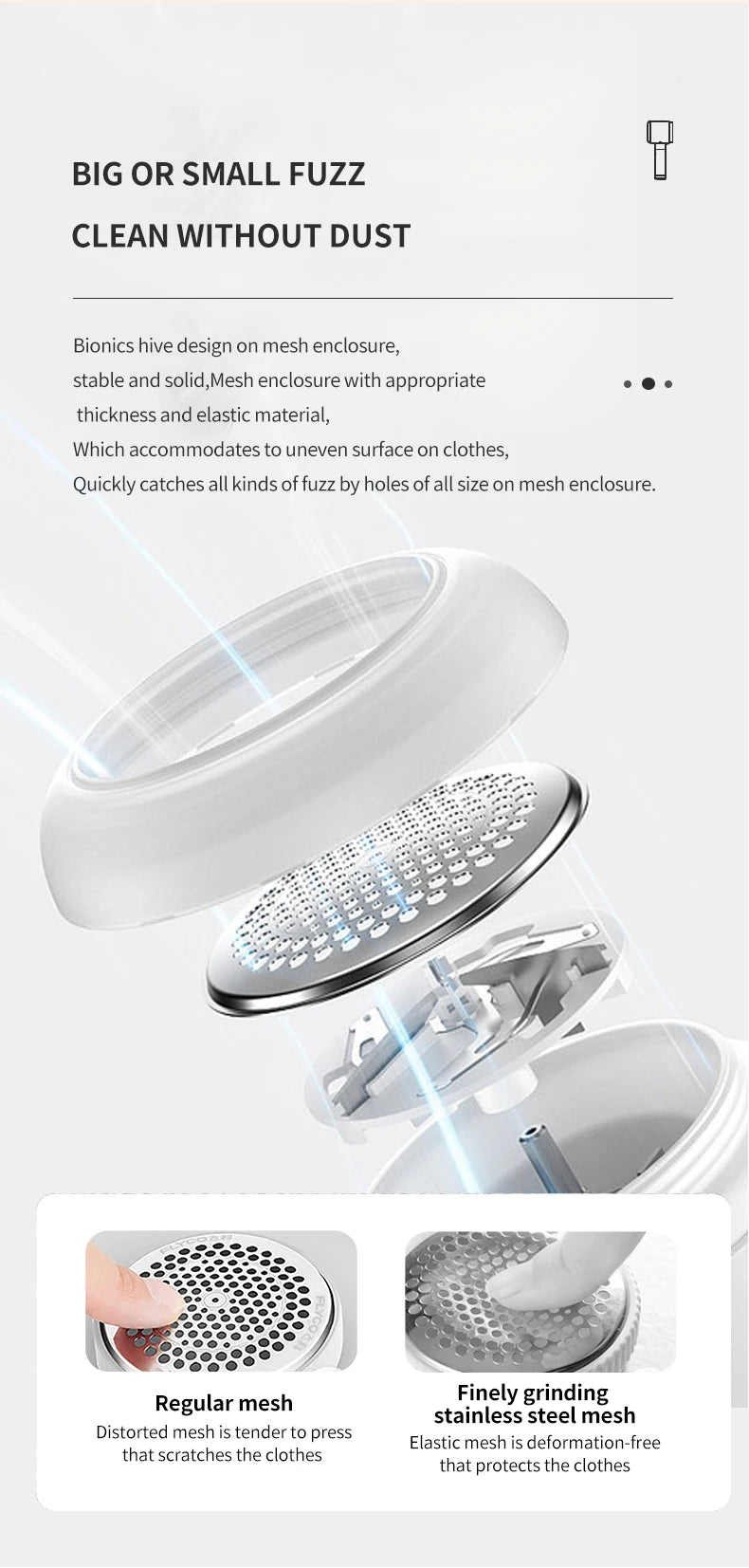 Rechargeable Fabric Shaver