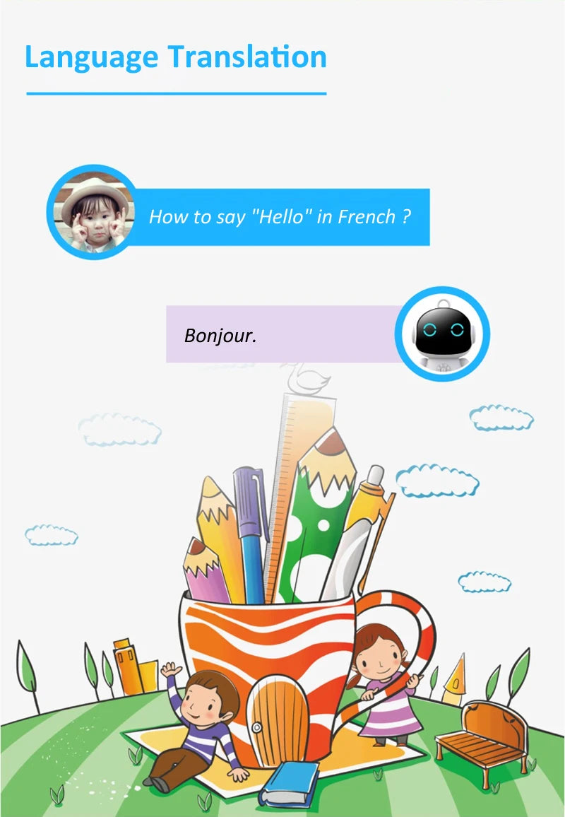 Smart AI Education Robot for Children