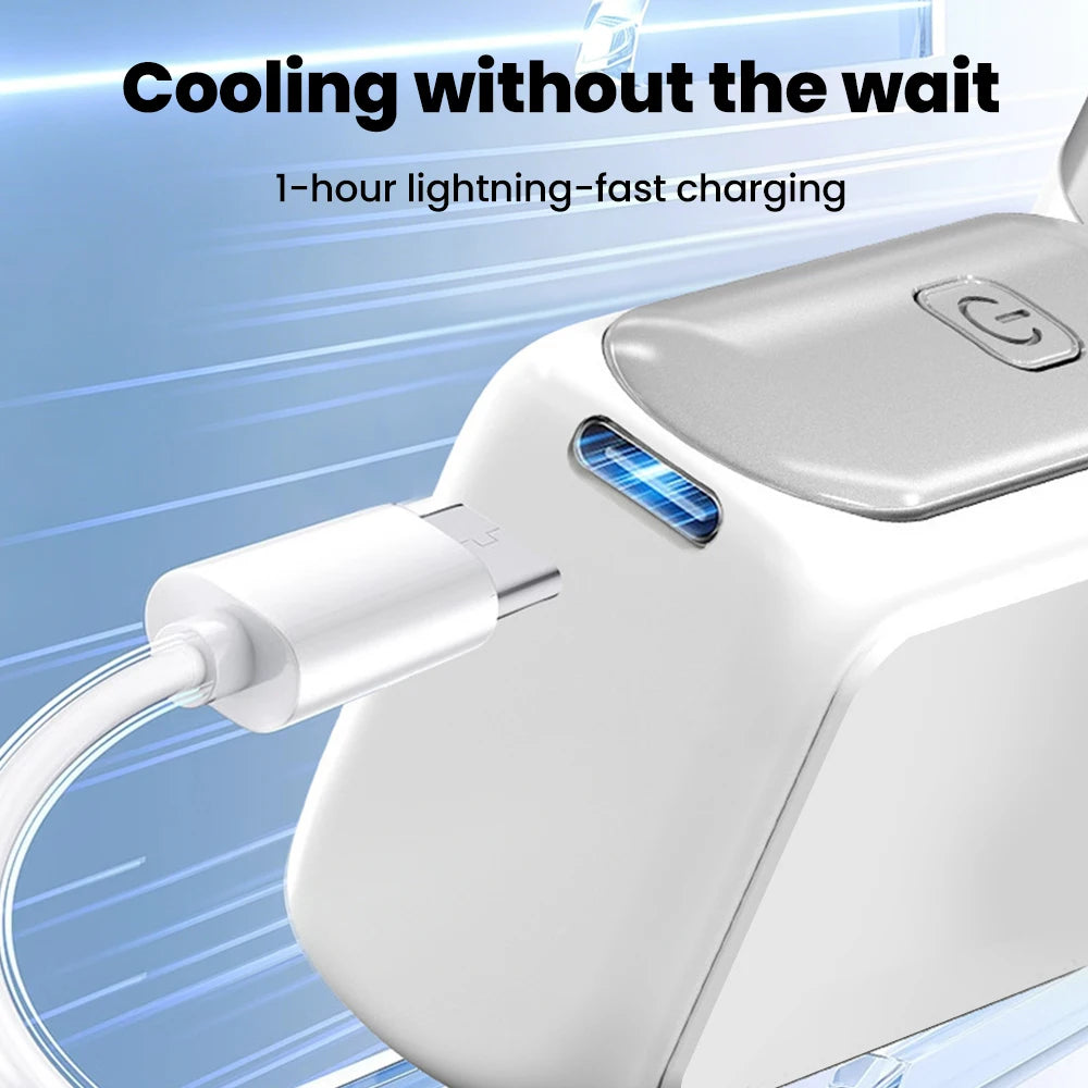Compact Digital Portable Cooling Mini Fan
