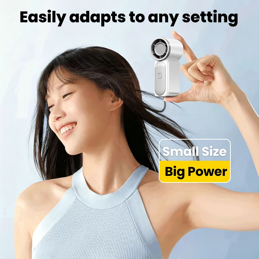 Compact Digital Portable Cooling Mini Fan