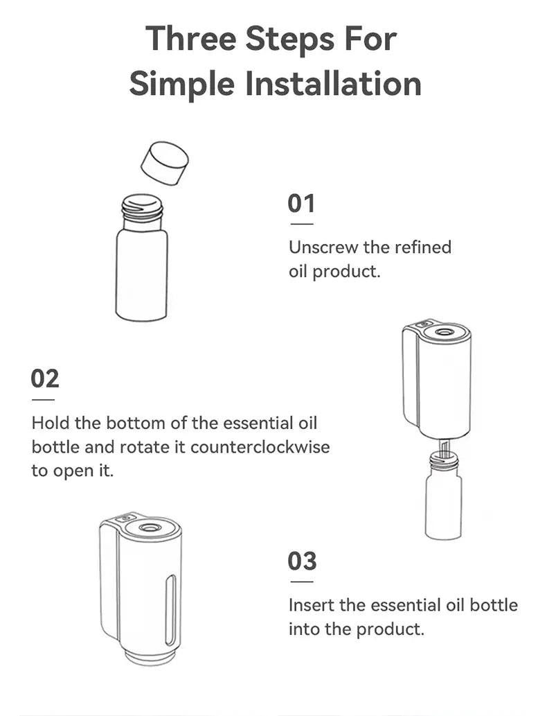 Automatic Car Air Freshener & Aroma Diffuser