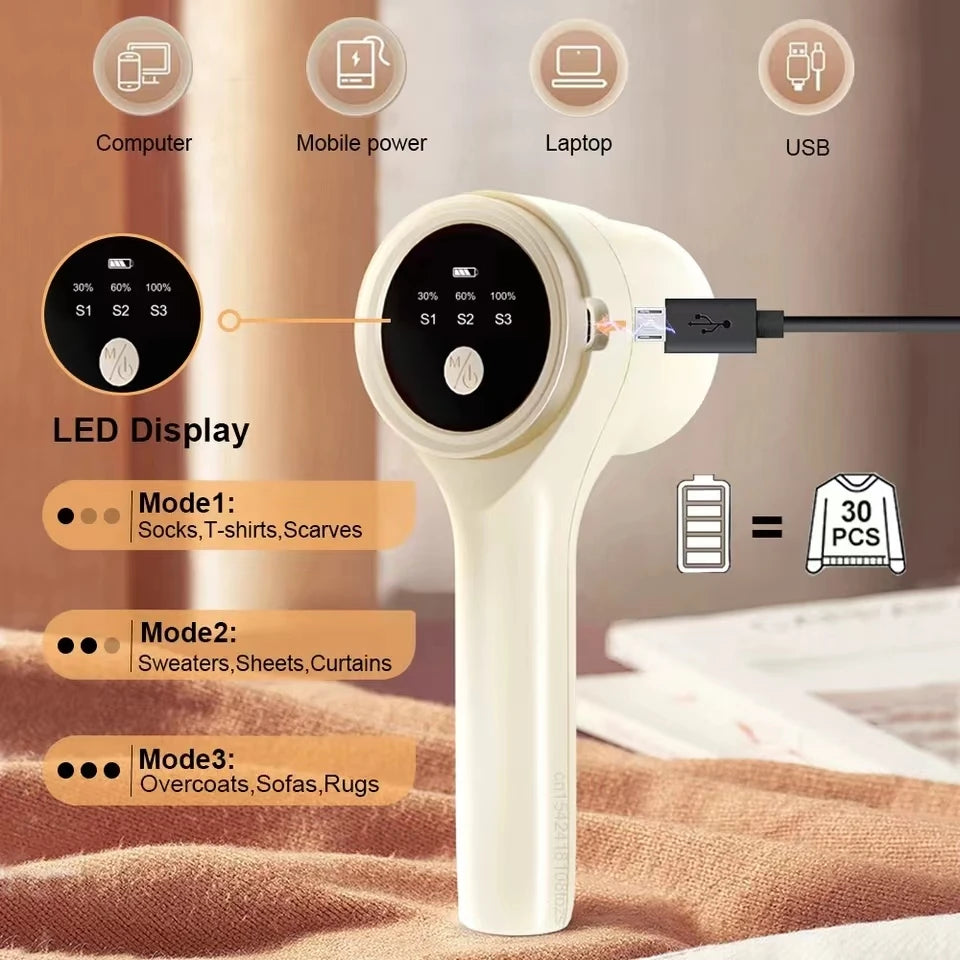Rechargeable Fabric Shaver