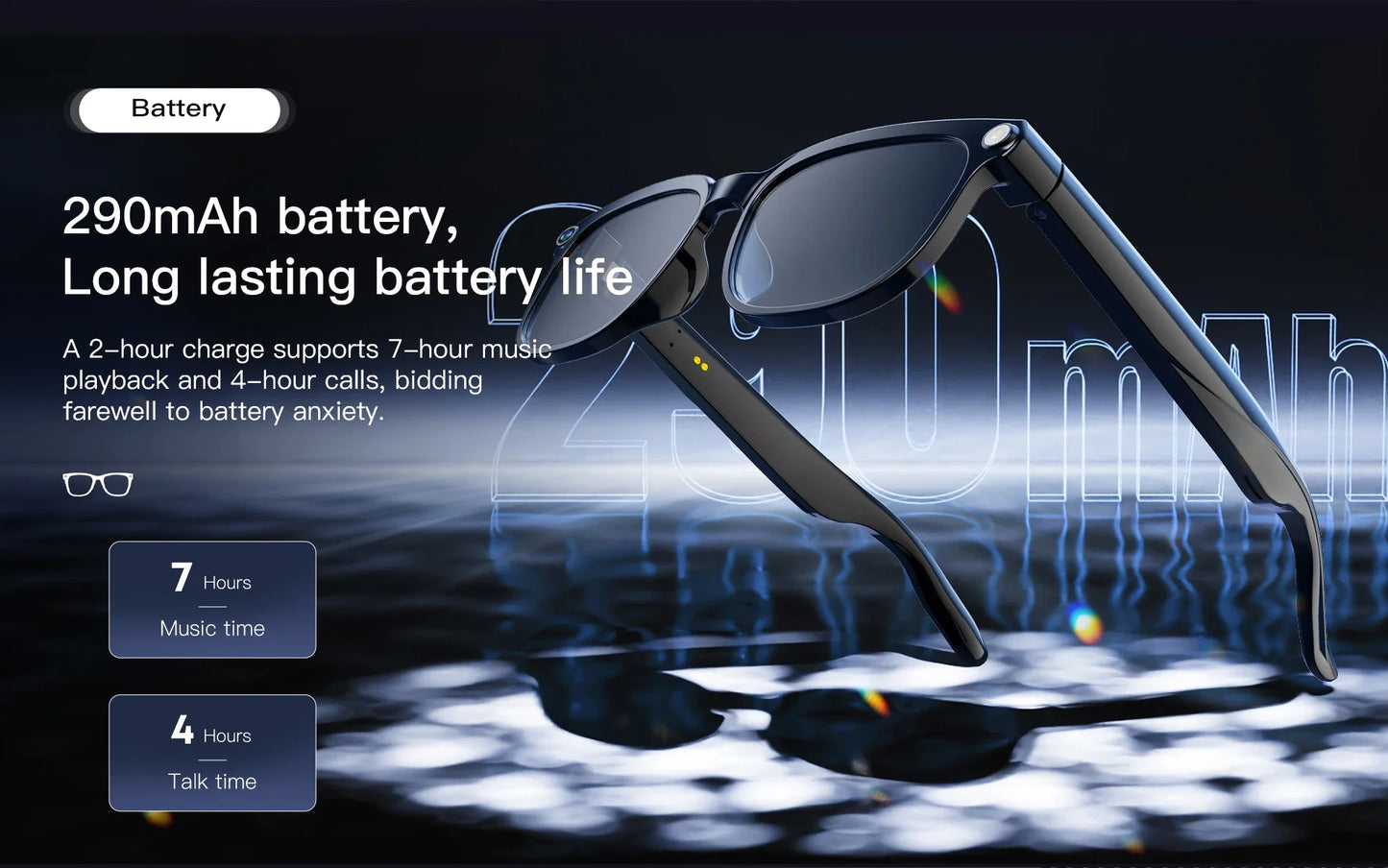 New HD AI Smart Glasses , HD Camera , AI Translation , Sunglasses . Men & Women