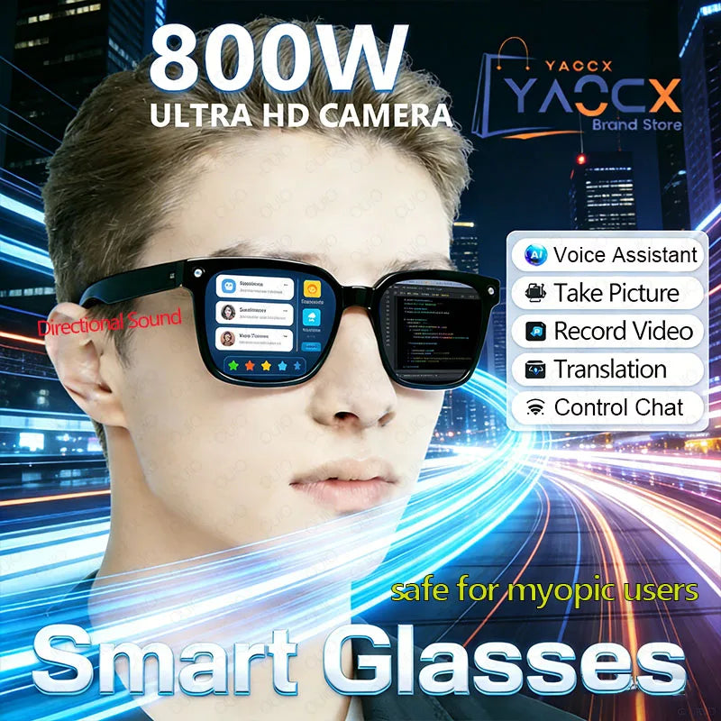 New HD AI Smart Glasses , HD Camera , AI Translation , Sunglasses . Men & Women