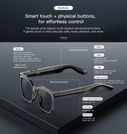 HD AI Camera Smart Glasses