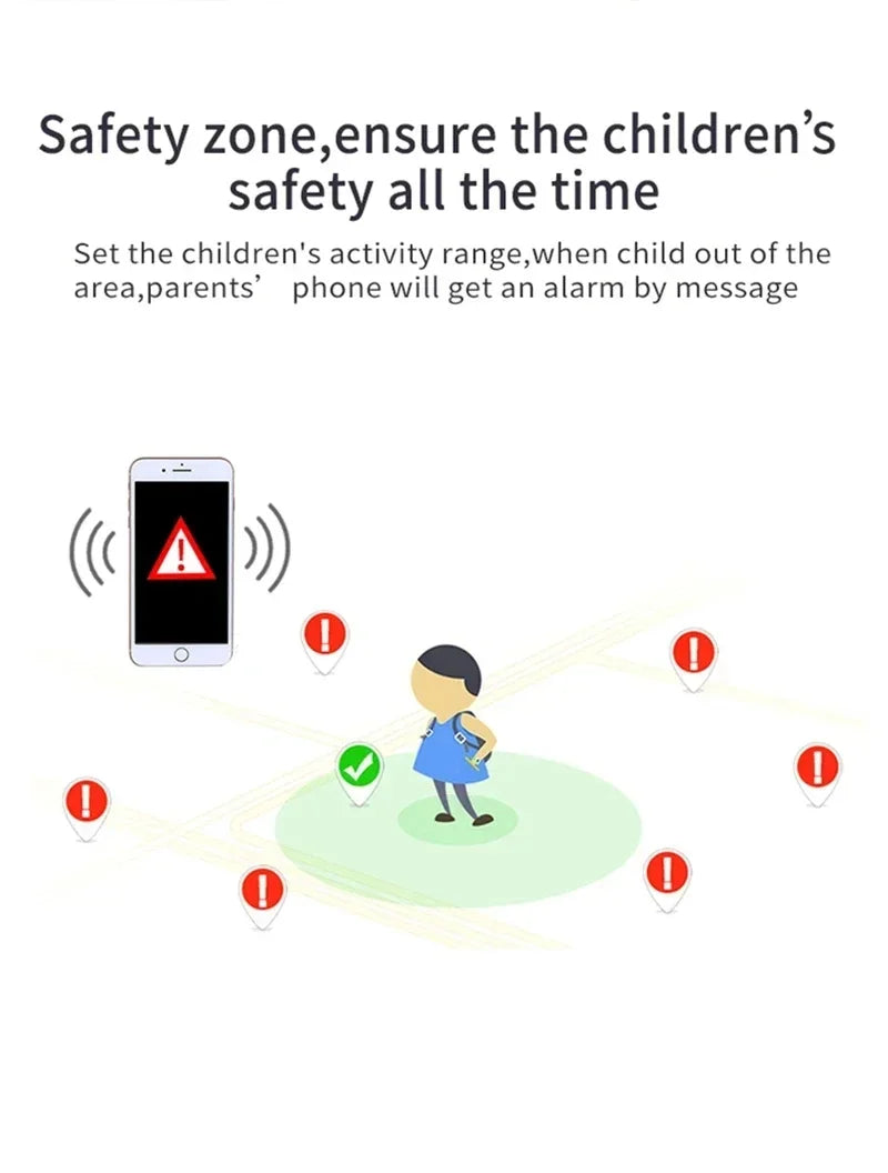 Lenovo 5G Smart Watch Tracker For Kids.