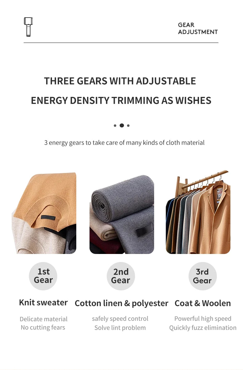 Rechargeable Fabric Shaver