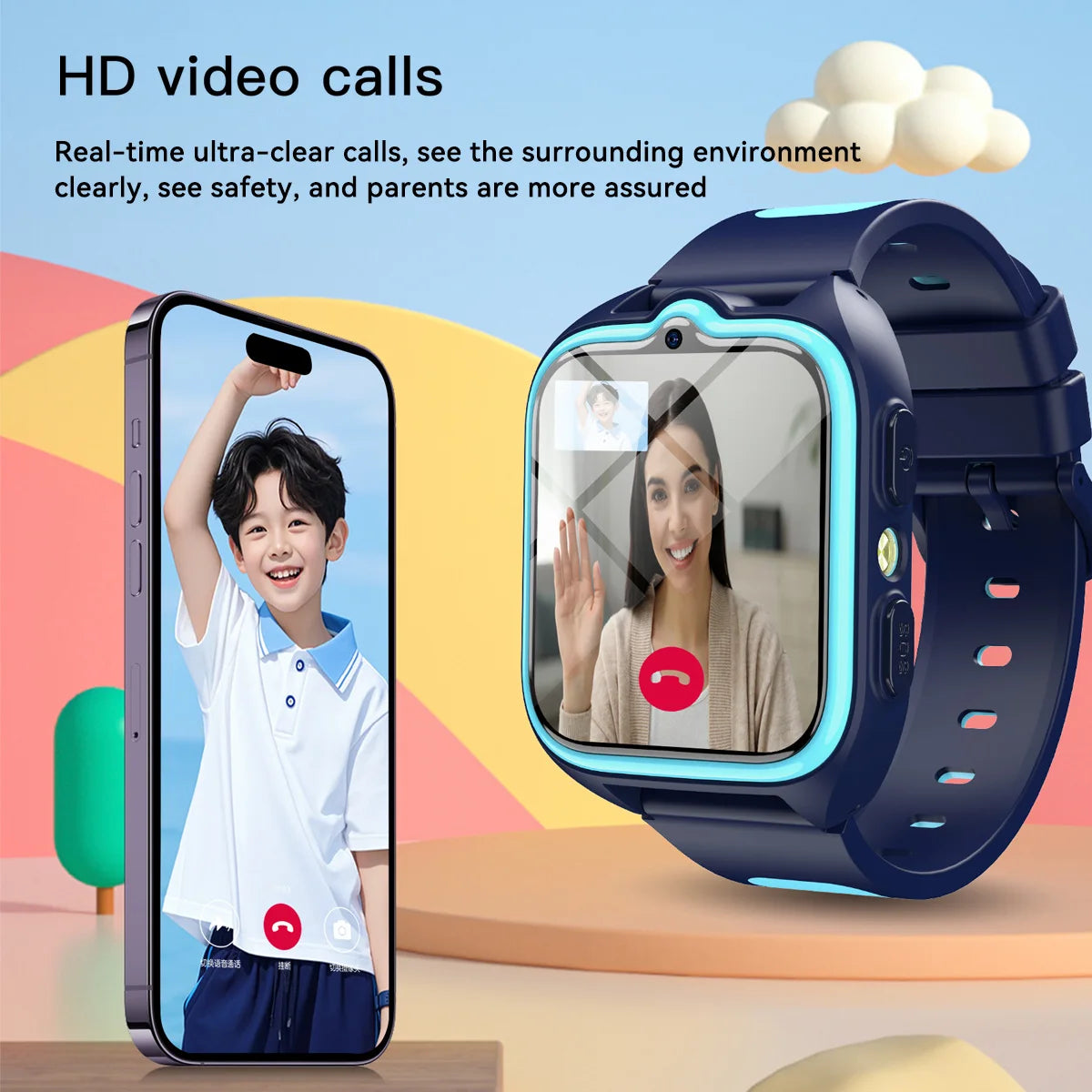 Kids Smart Watch (GPS - SOS)