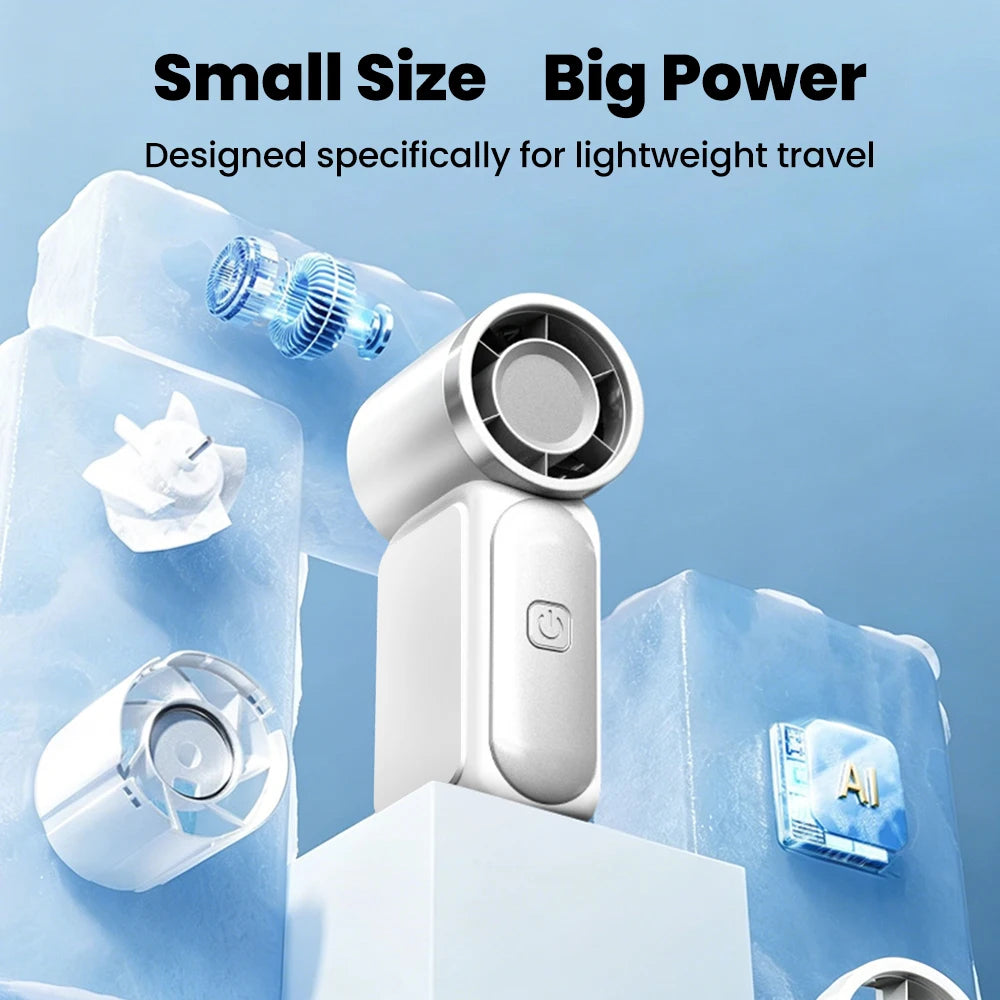 Compact Digital Portable Cooling Mini Fan