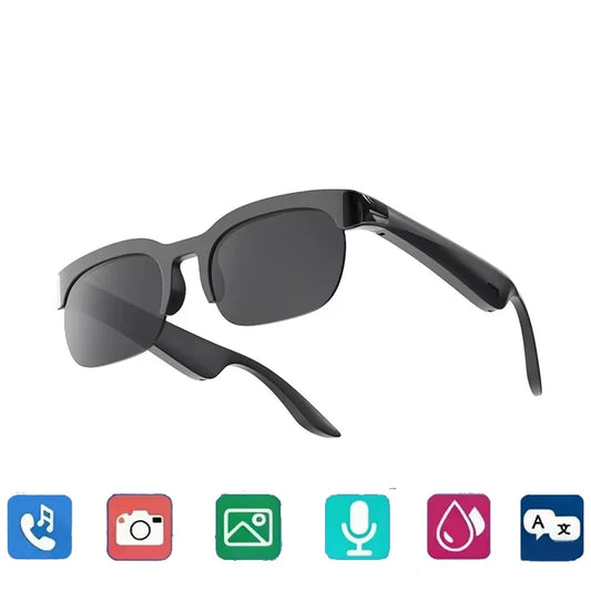 Lenovo Smart Glasses 2026 New AI Translation Bluetooth Conversation Recording Listening To Music Men Women (without camera)